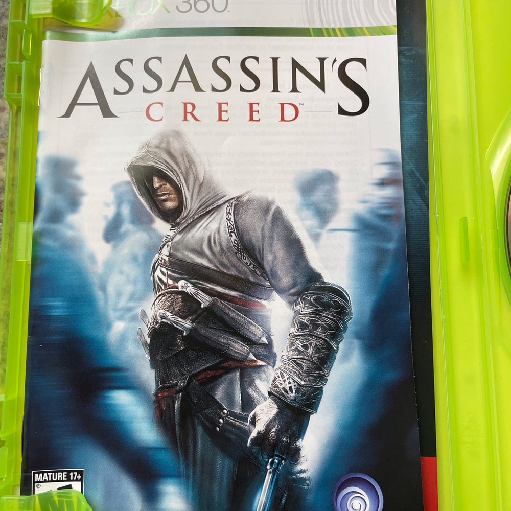 Assassins Creed for Xbox 360 rated for Mature players.